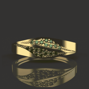 The Emerald Eclipse Ring